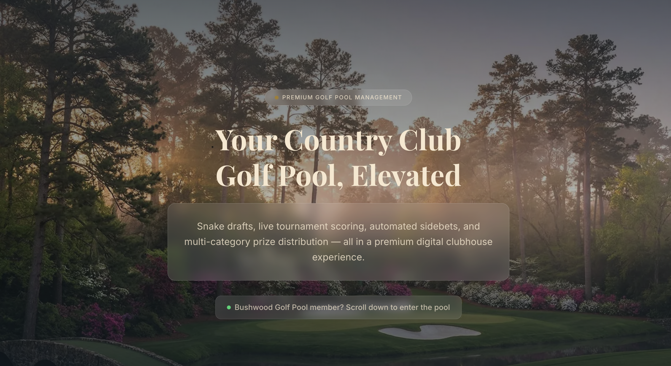 ClubHouse Pool app